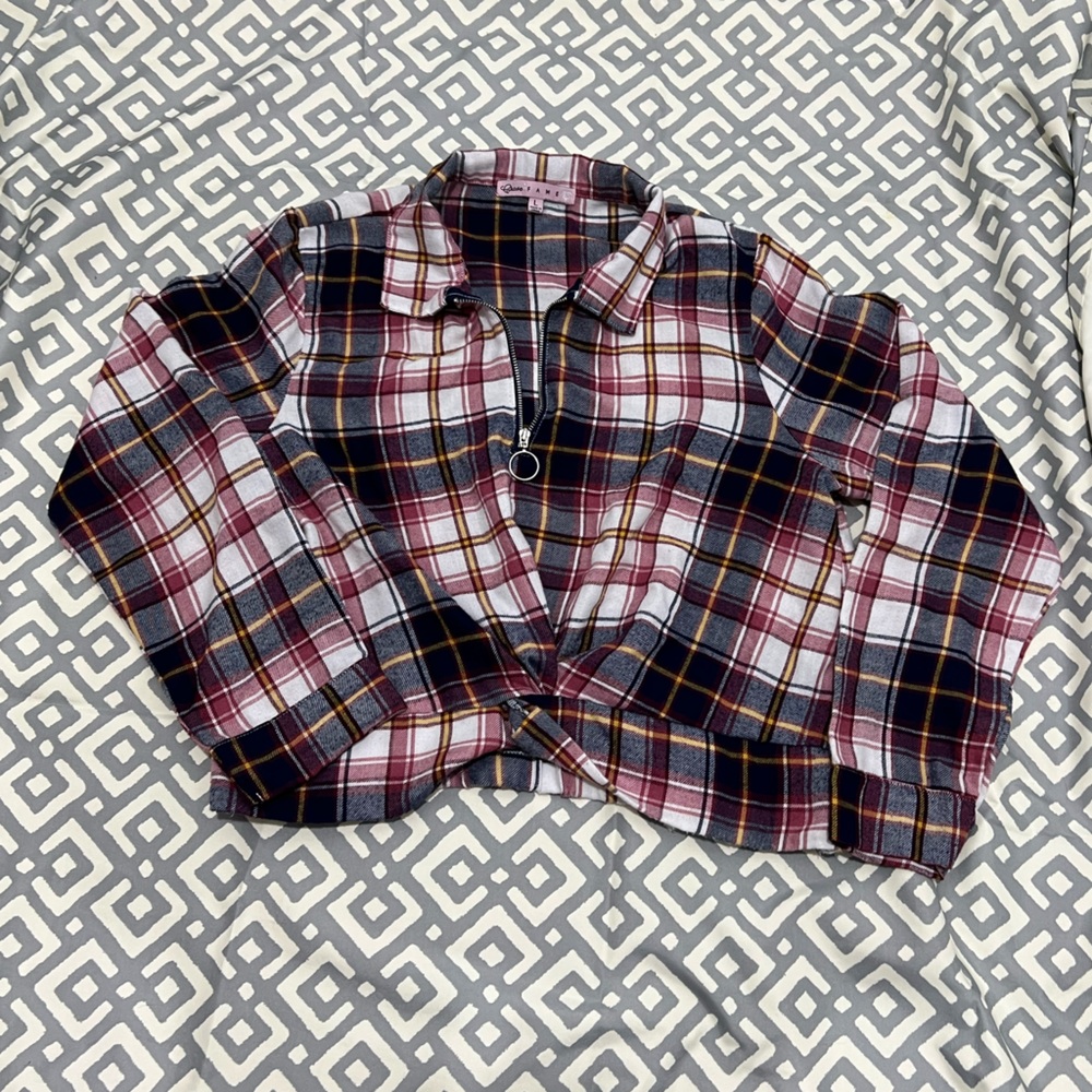 Crave Fame Cropped Shirt/Jacket Women’s L